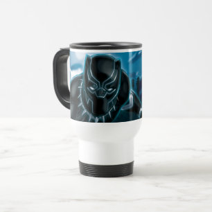 Mug De Voyage Classiques Avengers Black Panther sur un toit