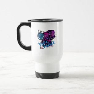 Mug De Voyage Classiques Avengers Graphique Black Panther Néon