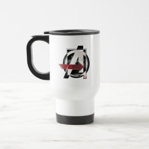 Mug De Voyage Classiques Avengers   Logo Avengers Couleur Négati