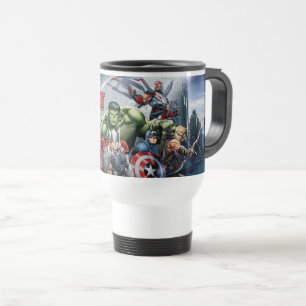 Mug De Voyage Classiques Avengers   Thor menant les Avengers