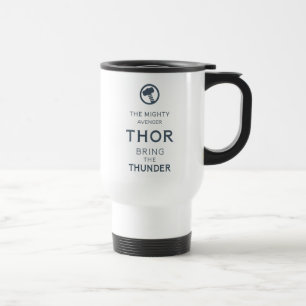 Mug De Voyage Classiques Avengers Thor Typographie