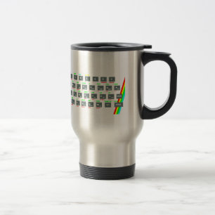 Mug De Voyage Clés de clavier de spectre de Sinclair ZX