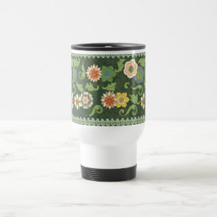 Mug De Voyage Cloisonne Chine Patter Asiatique Oriental
