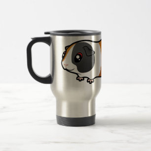 Mug De Voyage Cobaye de bande dessinée (cheveux lisses)
