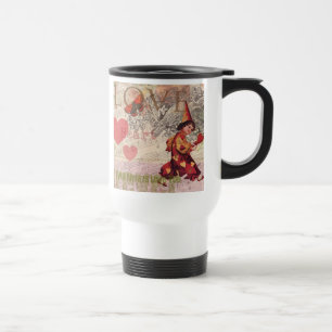 Mug De Voyage Cœur d'amour Chérubin de la Saint-Valentin