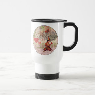 Mug De Voyage Cœur d'amour Douce Valentine Chérubin