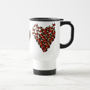 Mug De Voyage Coeur papillon