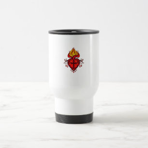 Mug de voyage Cœur Sacré de Jésus catholique