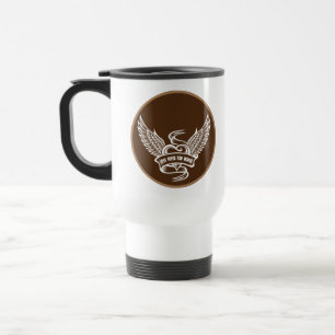Mug De Voyage Coeur vintage Avec Ailes, L'Amour Vous Donne Des A