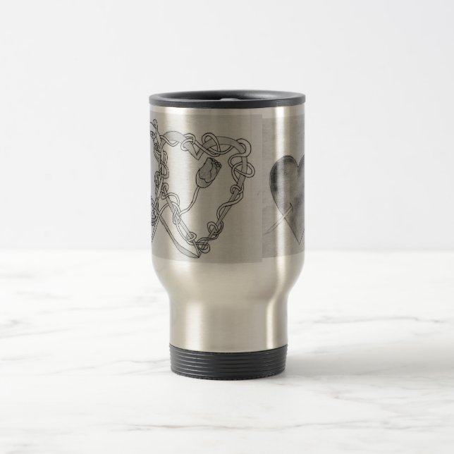 Mug De Voyage Coeurs (Centre)