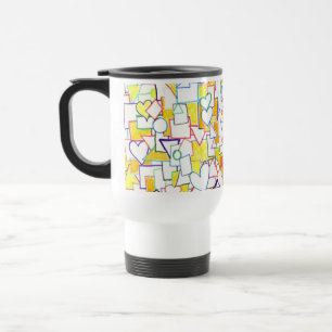 Mug De Voyage Coeurs et ? ~ personnalisable !