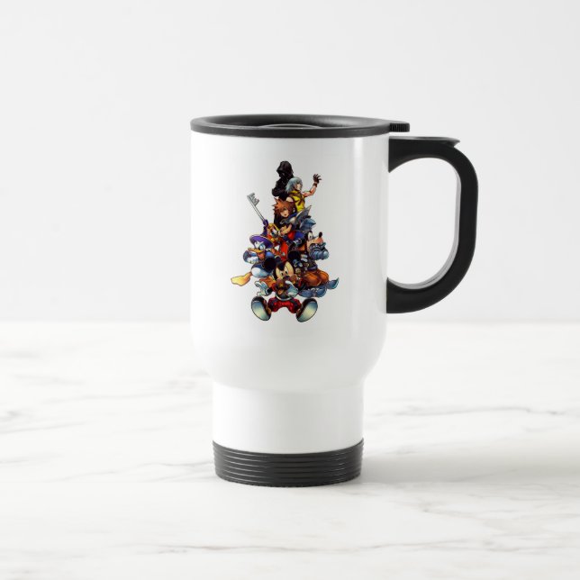 Mug De Voyage Coeurs royaux : codé | Principale clé de passe (Droite)