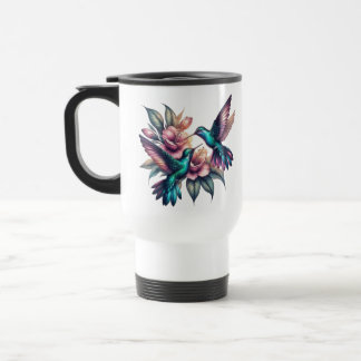 Mug De Voyage Colibri et fleur