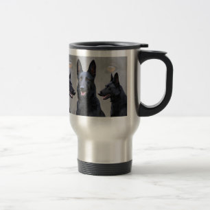 Mug De Voyage Collage berger allemand noir