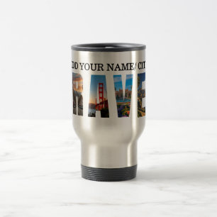 Mug De Voyage Collage de photos de voyage vacances – Aventure Vo