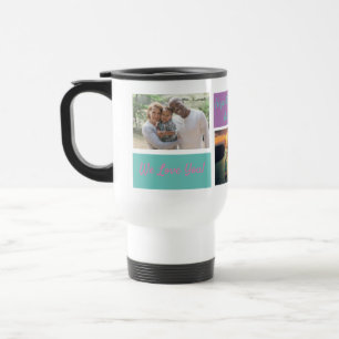 Mug De Voyage Collage personnalisé 3 photo grand-mère personnali