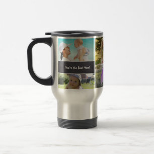 Mug De Voyage Collage personnalisé 6 photos, personnalisées, cra
