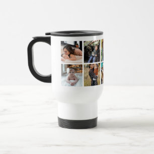 Mug De Voyage Collage personnalisé de 10 photos