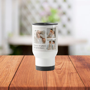 Mug De Voyage Collage photo et devis cadeau de la meilleure gran
