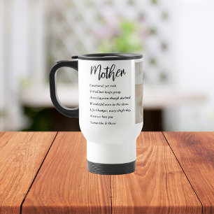 Mug De Voyage Collage Photo & Meilleure Mère Citation Beau Cadea