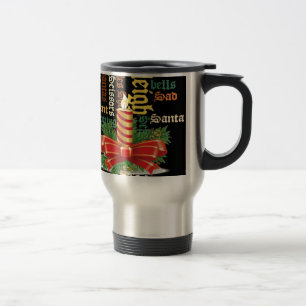 Mug De Voyage Collection d'oeuvres d'art Word de bougie de Noël