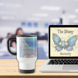 Mug De Voyage Colorful Funny Iridescente Pas de dialogues sérieu