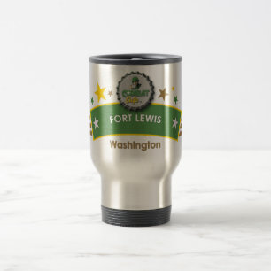 Mug De Voyage Combattez le café Fort Lewis, voyage de WA/tasse