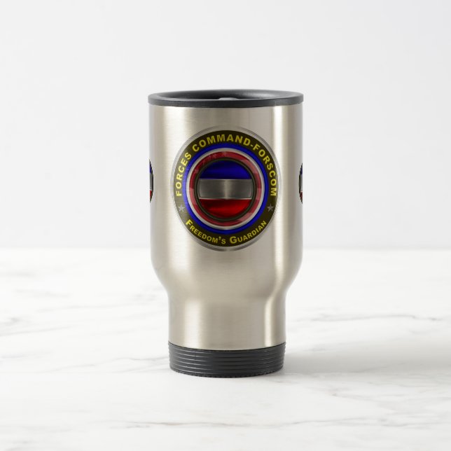 Mug De Voyage Commandement des forces de l'armée FORSCOM  (Centre)