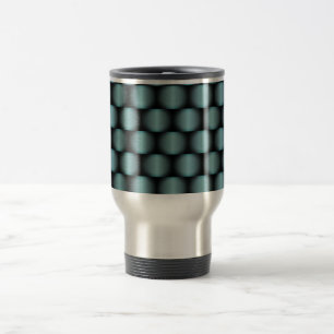 Mug De Voyage Commutateur de panier Abstrait en métal noir