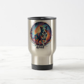 Mug De Voyage Conception artistique de chiot mignon pour les amo