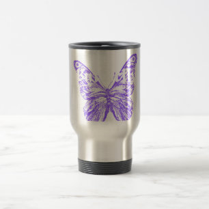 Mug De Voyage conception artistique de papillon mignon