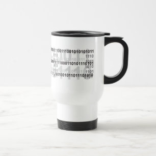 Mug De Voyage conception de code binaire
