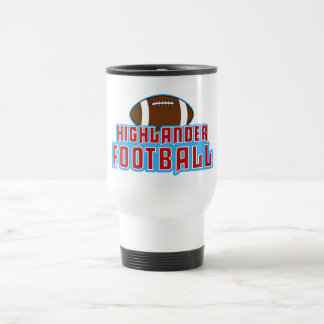 Mug De Voyage Conception du football de montagnards de tailles