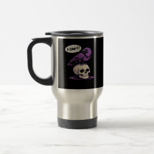 Mug De Voyage Conception graphique d'humour d'Halloween crâne de