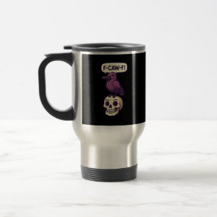 Mug De Voyage Conception graphique d'humour d'Halloween crâne de