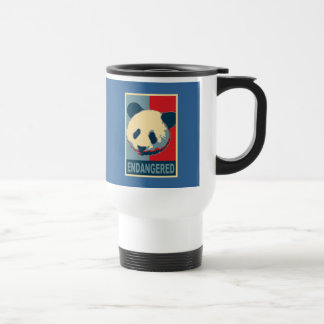 Mug De Voyage Conception mise en danger d'art de bruit de panda