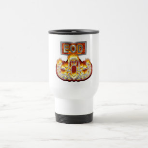 Mug De Voyage Conception Unique de la Commémoration EOD