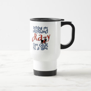 Mug De Voyage Conduite de chèvre mon mari fou une chèvre à la fo