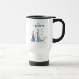 Mug De Voyage congelé Elsa, Anna & Olaf