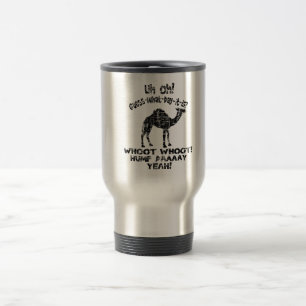 Mug De Voyage Conjecture vintage de chameau de journée en milie