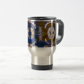 Mug De Voyage Constellation Primitive Géométrique Abstraite