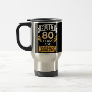 Mug De Voyage Construit Il Y A 80 Ans Pièces Original Funny 80e