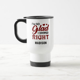 Mug De Voyage Content que j'aie rasé la Saint Valentin