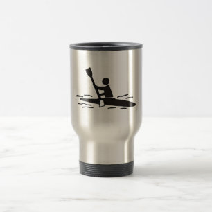 Mug De Voyage Contour de kayak