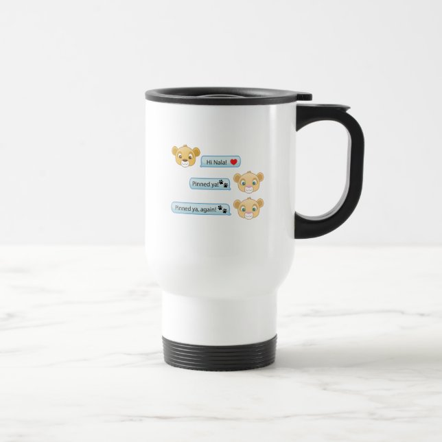 Mug De Voyage Conversation Simba Nala (Droite)