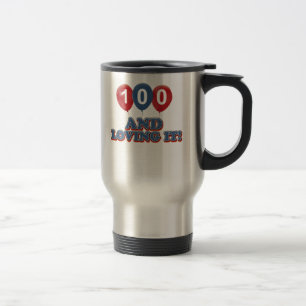 Mug De Voyage Cool 100 conceptions d'anniversaire d'ans