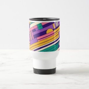 Mug De Voyage Cool, design rétro coloré des années 80/90