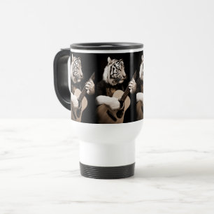Mug De Voyage Cordes de Tigre – Art Musical Élégant
