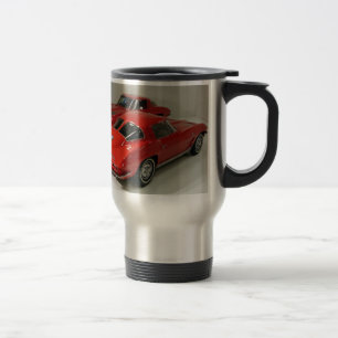 Mug De Voyage Corvette rouge de la fenêtre à fente classique