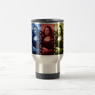 Mug De Voyage Couleurs primaires Mona Lisa Poster de animal